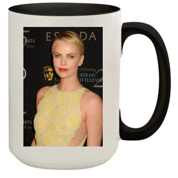 Charlize Theron 15oz Colored Inner & Handle Mug