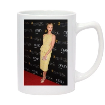 Charlize Theron 14oz White Statesman Mug