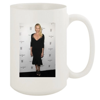 Charlize Theron 15oz White Mug