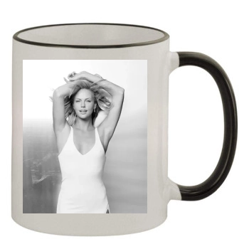 Charlize Theron 11oz Colored Rim & Handle Mug