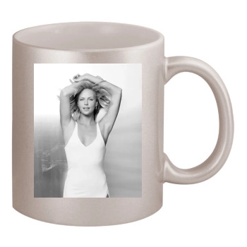 Charlize Theron 11oz Metallic Silver Mug