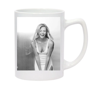 Charlize Theron 14oz White Statesman Mug