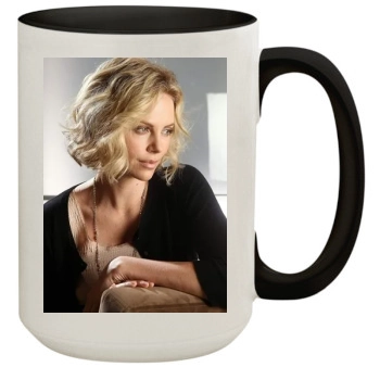 Charlize Theron 15oz Colored Inner & Handle Mug