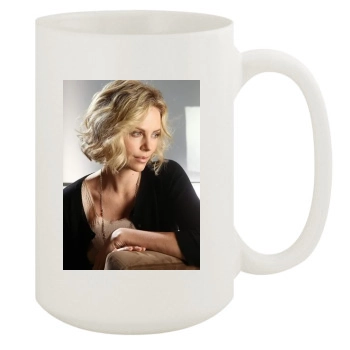 Charlize Theron 15oz White Mug