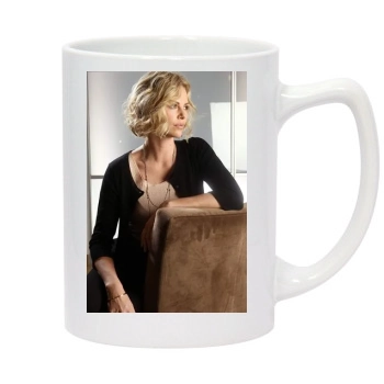 Charlize Theron 14oz White Statesman Mug