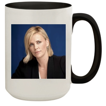 Charlize Theron 15oz Colored Inner & Handle Mug