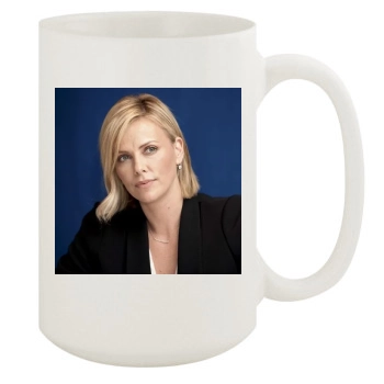 Charlize Theron 15oz White Mug