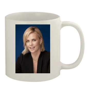 Charlize Theron 11oz White Mug