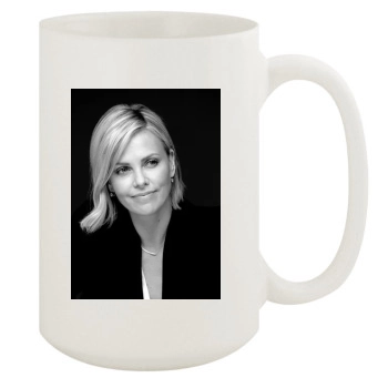 Charlize Theron 15oz White Mug