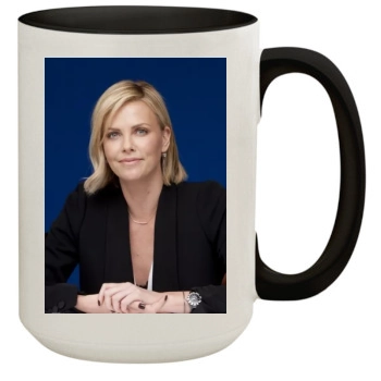 Charlize Theron 15oz Colored Inner & Handle Mug