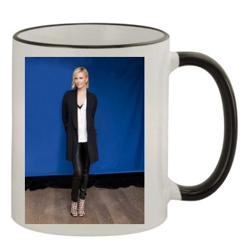 Charlize Theron 11oz Colored Rim & Handle Mug