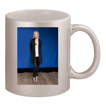 Charlize Theron 11oz Metallic Silver Mug