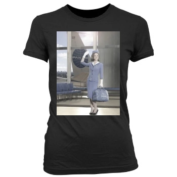 Christina Ricci Women's Junior Cut Crewneck T-Shirt