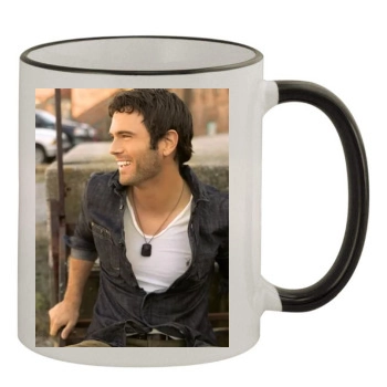 Chuck Wicks 11oz Colored Rim & Handle Mug