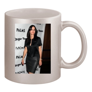 Courteney Cox 11oz Metallic Silver Mug