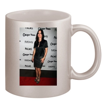 Courteney Cox 11oz Metallic Silver Mug