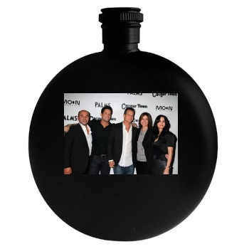 Courteney Cox Round Flask