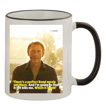 Daniel Craig 11oz Colored Rim & Handle Mug