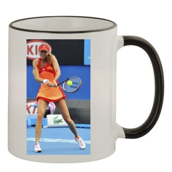 Daniela Hantuchova 11oz Colored Rim & Handle Mug