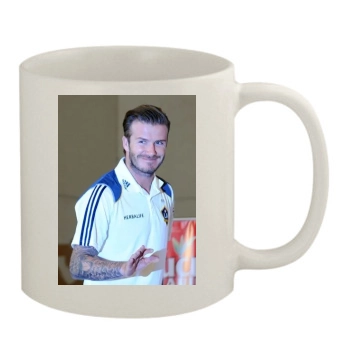 David Beckham 11oz White Mug