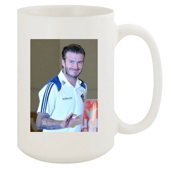 David Beckham 15oz White Mug