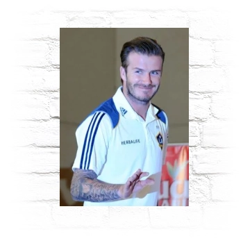 David Beckham Metal Wall Art