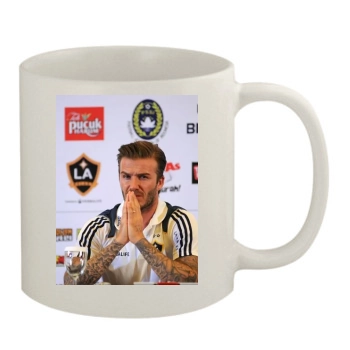 David Beckham 11oz White Mug