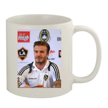 David Beckham 11oz White Mug