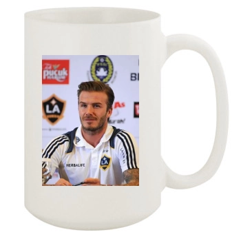 David Beckham 15oz White Mug