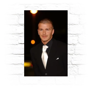 David Beckham Metal Wall Art