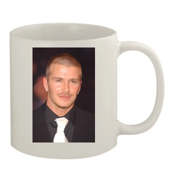 David Beckham 11oz White Mug