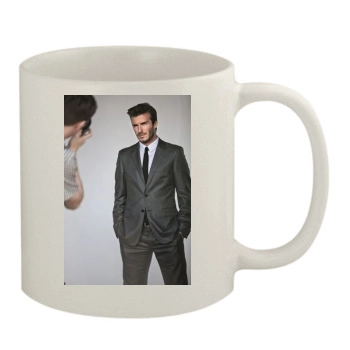 David Beckham 11oz White Mug