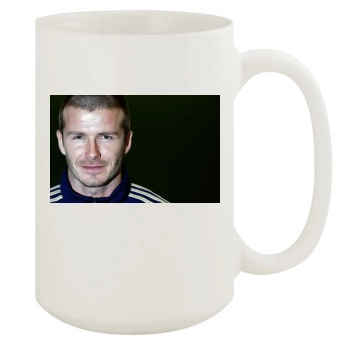 David Beckham 15oz White Mug