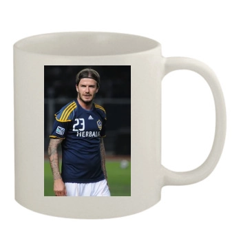 David Beckham 11oz White Mug