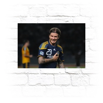 David Beckham Metal Wall Art