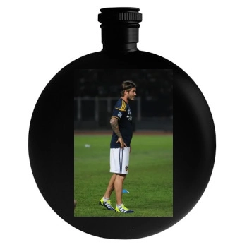 David Beckham Round Flask