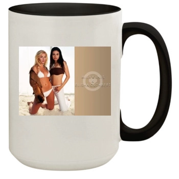 Elisha Cuthbert 15oz Colored Inner & Handle Mug