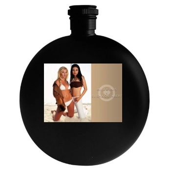 Elisha Cuthbert Round Flask