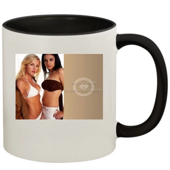 Elisha Cuthbert 11oz Colored Inner & Handle Mug