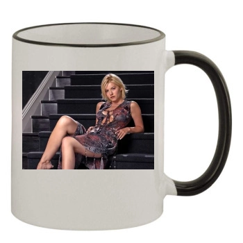 Elisha Cuthbert 11oz Colored Rim & Handle Mug