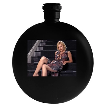 Elisha Cuthbert Round Flask