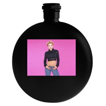 Elisha Cuthbert Round Flask