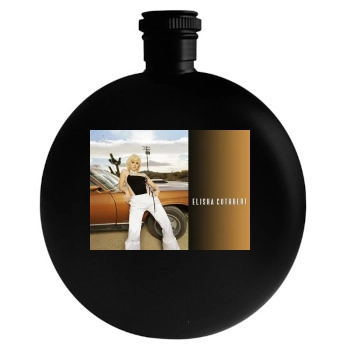 Elisha Cuthbert Round Flask