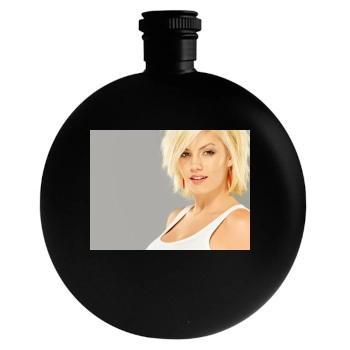 Elisha Cuthbert Round Flask