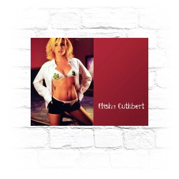 Elisha Cuthbert Metal Wall Art