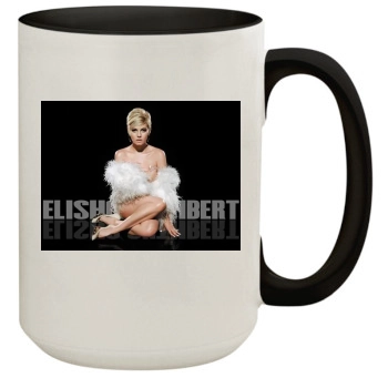 Elisha Cuthbert 15oz Colored Inner & Handle Mug