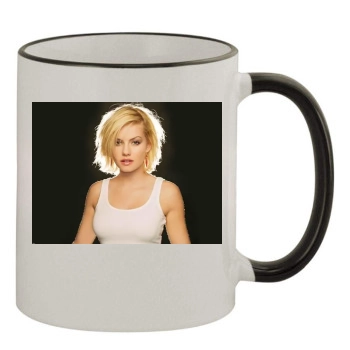 Elisha Cuthbert 11oz Colored Rim & Handle Mug