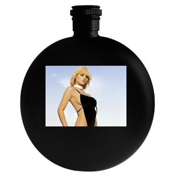 Elisha Cuthbert Round Flask