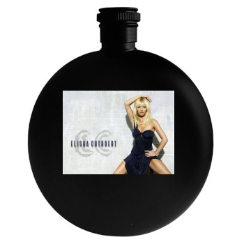 Elisha Cuthbert Round Flask