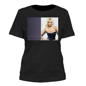 Elisha Cuthbert Women's Cut T-Shirt